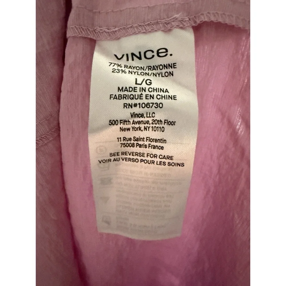 VINCE $445 Ruched Sweetheart Halter Ties Midi Dress Pockets‎ Women's Size Large